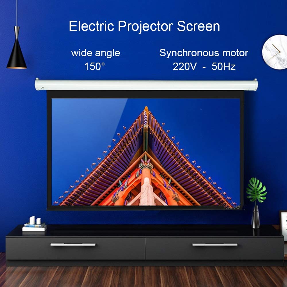 Amazon | 100インチ 電動プロジェクタースクリーン 16:9 4K 3D